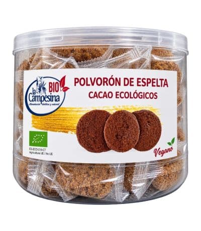 Polvorones Cacao Bio Vegan 1kg La Campesina
