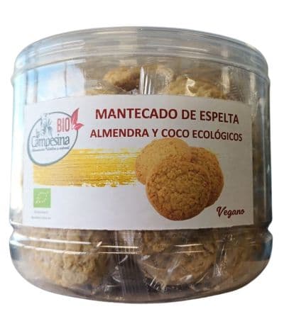 Mantecados de Espelta Almendra y Coco Bio Vegano 1kg La Campesina