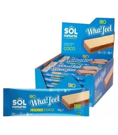 Wafer Espelta Coco Eco 30g Solnatural
