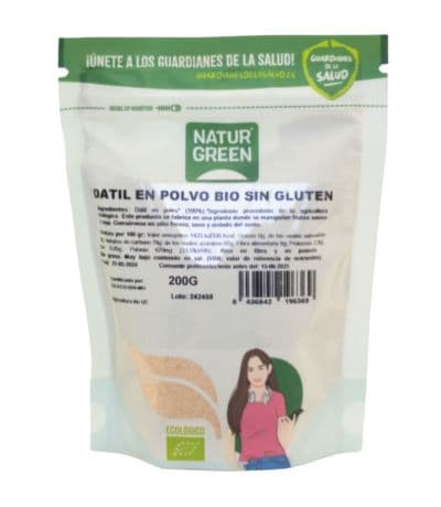 Harina de Datil SinGluten Bio Vegan 200g NaturGreen
