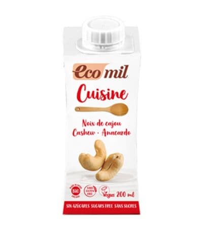 Cuisine Anacardo Nature SinGluten Bio Vegan 200ml Ecomil