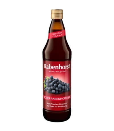 Zumo Uva Roja con Hierro Vegan 750ml Rabenhorst