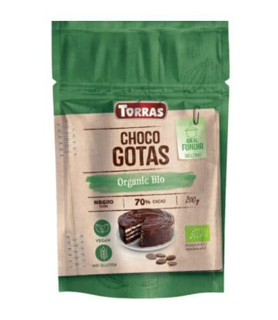 Gotas Mini Chips 70% Cacao Bio 200g Torras