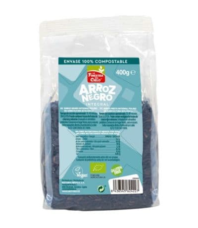 Arroz Negro Integral Bio SinGluten 400g La Finestra