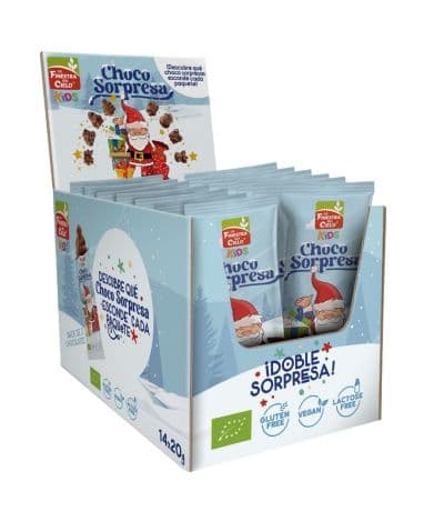 Choco Sorpresa Santa Claus Eco Vegan 14x20g La Finestra Sul Cielo