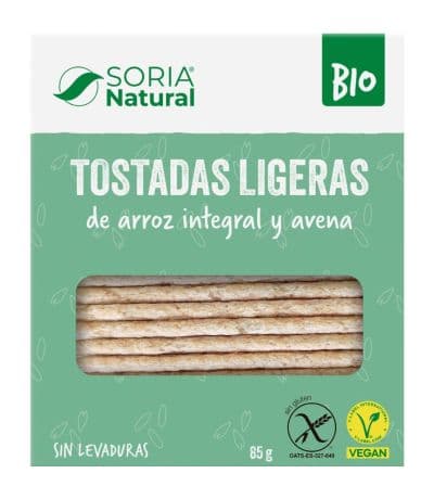 Tostadas Ligeras Arroz Avena 85g Soria Natural