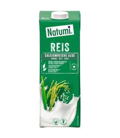 Bebida Vegetal Arroz con Algas SinGluten 8x1L Natumi