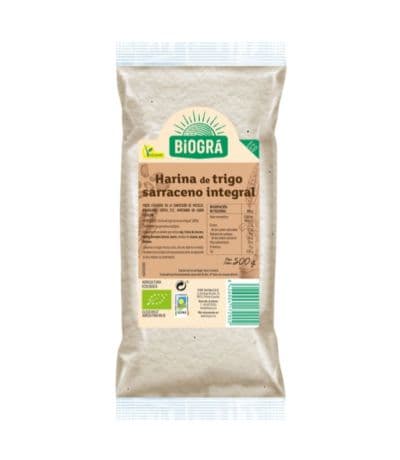 Harina Integral de Trigo Sarraceno Bio Vegan 500g Biogra