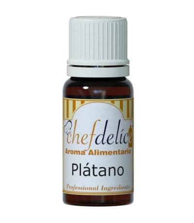 Aroma Platano Concentrado SinGluten Vegan 10ml Chefdelice
