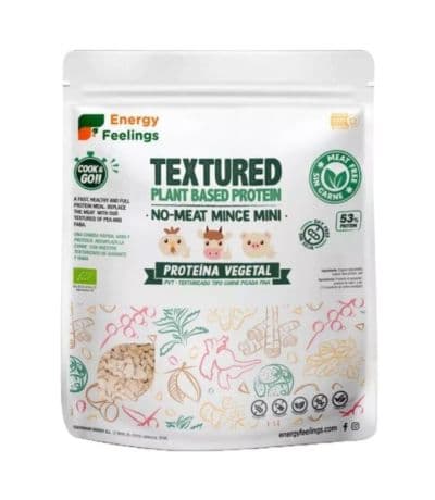 Proteina Texturizada Carne Picada Fina Vegetal Eco 400g Energy Feelings