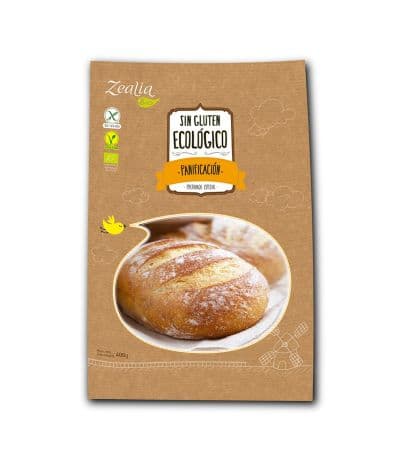 Harina de Panificacion SinGluten Bio Vegan 400g Zealia