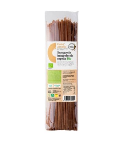 Espaguetis Integrales de Espelta Bio 250g Casa Amella