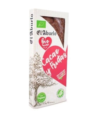 Turron Cacao y Frutas Eco Vegan SinGluten 200g El Abuelo