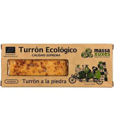 Turron a la piedra Eco Vegan SinGluten 200g Massa Xuxes