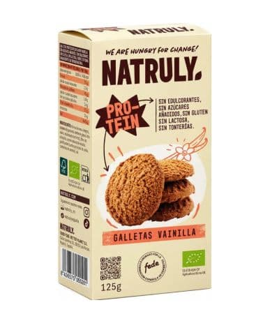 Galleta Proteica Vainilla Bio 125g Natruly