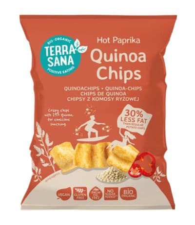Chips de Quinoa Con Paprika Bio 75g Terrasana