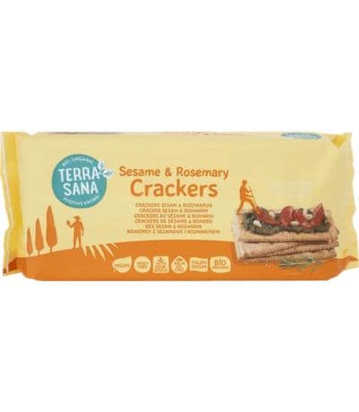 Crackers de Sesamo y Romero Bio 250g Terrasana