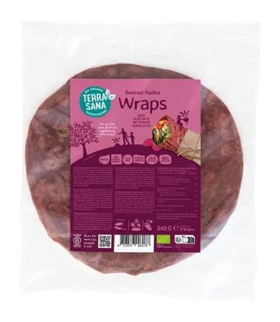 Wraps de Verduras Con Remolacha Bio 240g Terrasana