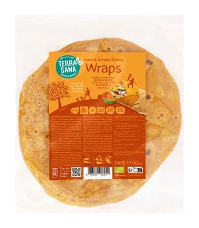 Wrap de Verduras Con Zanahoria y Calabaza Bio 240g Terrasana