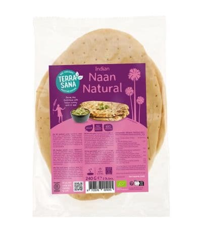 Pan Naan Hindu Natural Bio 240g Terrasana
