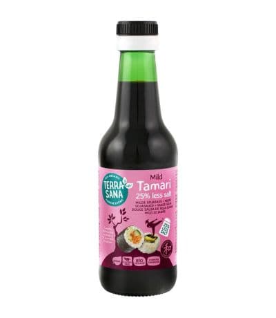 Tamari Mild 25% Menos Sal Bio 250ml Terrasana