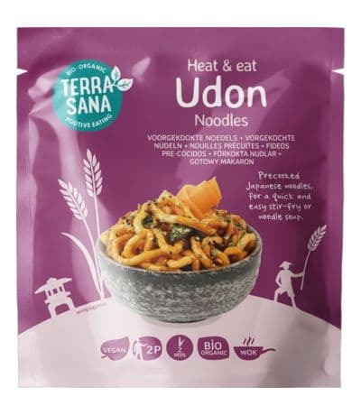 Fideos Udon Calentar y Listo Bio 300g Terrasana