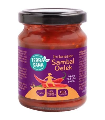 Indonesia Sambal Oelek Bio 125g Terrasana