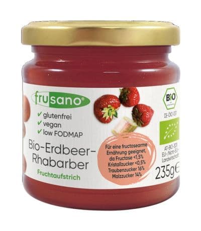 Mermelada de Fresa con Ruibarbo SinGluten 235g Frusano