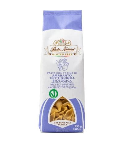 Conchas Amaranto Teff Quinoa SinGluten 250g Pasta Natura