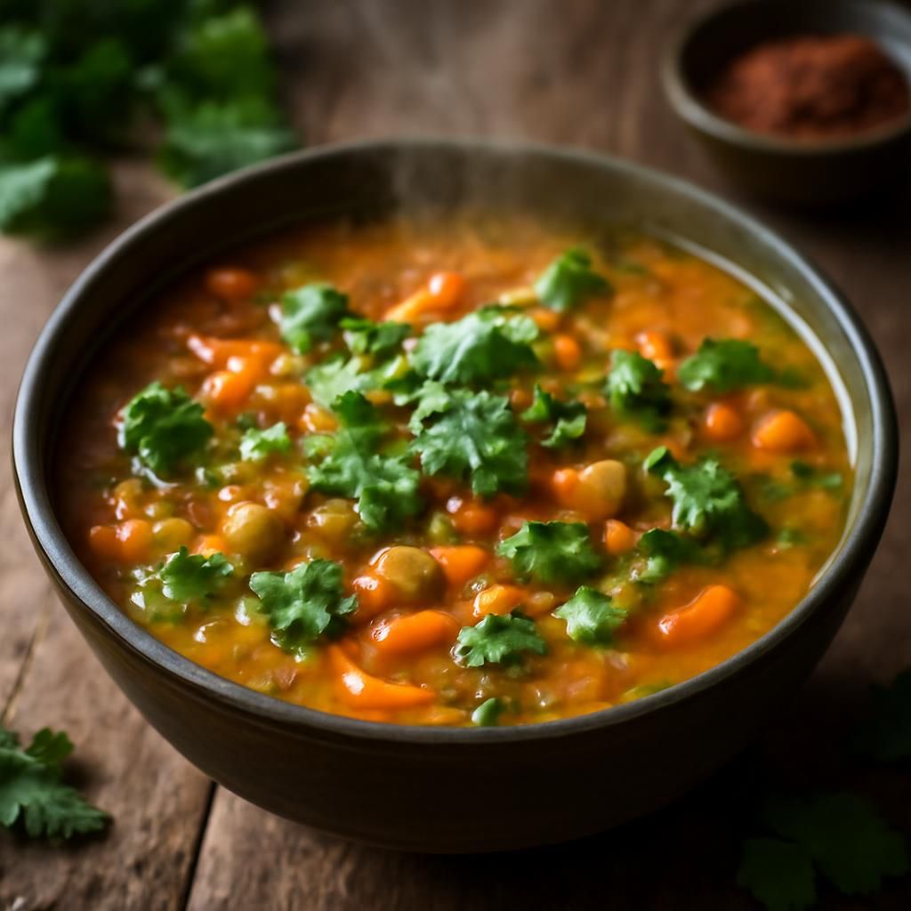 Sopa Thai de Quinoa